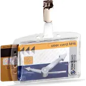 Durable Étui dur pour 2 cartes , construction fermée, 25 unités