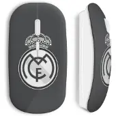 MANIACASE Souris Sans Fil - - RMA Football club - Gris - Compatible Mac et PC - USB
