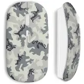 MANIACASE Souris Sans Fil - - Militaire - Gris - USB Wifi - Compatible Mac et PC