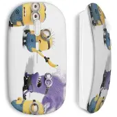 MANIACASE Souris Sans Fil - - Minion Purple - USB Wifi - Compatible Mac et PC - Couleur Violet
