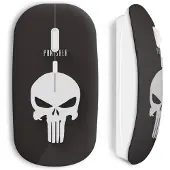MANIACASE Souris Sans Fil Punisher Logo