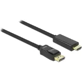 DeLOCK 902101056 3 M Displayport To Hdmi Cable Doré