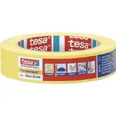 TESA Ruban jaune 50m x 25mm masquage de précision toutes surfaces - 04334-00001-00