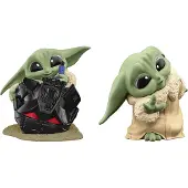 Hasbro , Lot de 2 Grogu Helmet Hijinks/Peek A Boo Star Wars The Bounty Series 5, Coloré