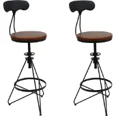 Mendler Tabouret de bar -N18 (lot de 2)