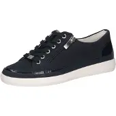 Caprice : chaussures pour femmes, lacets, style sportif, couleur bleue, pour le quotidien