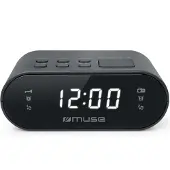 Muse M-10 CR - Radio-réveil compact Noir