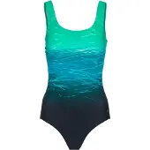 LASCANA Maillot de bain pétrole / jade / noir