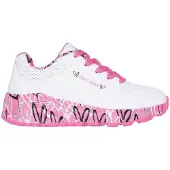 SKECHERS Baskets Basse à lacets Juniors Uno Lite-Lovely Luv