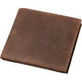 Alassio Porte-monnaie format paysage en cuir marron