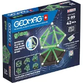 Geomag Ensemble de construction Glow 42 pièces