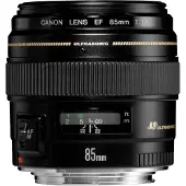 Canon EF 85mm f/1.8 USM (EU) (EF, Plein format), Objectif, Noir