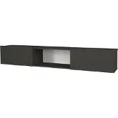 En.casa Meuble TV 'Paltamo' 180x31x29,5cm Anthracite