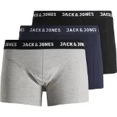 Jack & Jones Boxers 'JACANTHONY' bleu foncé / gris / mélange de couleurs / noir