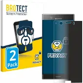BROTECT Film anti-regards Anti-Spy Privacy Film de protection contre la lumière bleue (Sony Xperia XZ1 Compact), Téléphone portable : film de protection, Bleu