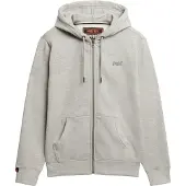 Superdry Veste de survêtement 'Essential' gris clair