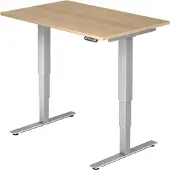 Hjh OFFICE PRO Bureau réglable en hauteur XDSM | 2 moteurs | 120 - 200 cm | électrique, Taille du plateau:120 x 80 cm