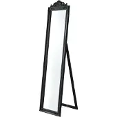 En.casa Miroir sur pied 'Arezzo' 160x40 cm rectangulaire basculant noir