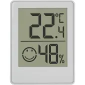 TFA-Dostmann Thermo-hygromètre, Thermomètre + hygromètre, Blanc