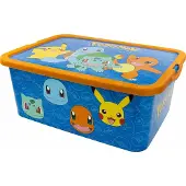 Pokémon boîte de rangement junior 13 litres bleu/orange