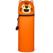 Legami Kawaii 2-in-1 Silicone Pencil Case Tiger, trousse à crayons, pochette, KA0018