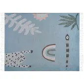 Beliani Couverture Limgha 130 X 170 Cm Bleu