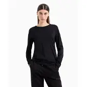 Armani Exchange 8nyt95_yj16z Long Sleeve T-shirt Noir L Femme