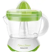 Sencor SCJ 1051GR machine à jus de fruit Blanc, Centrifugeuse, Blanc, Vert