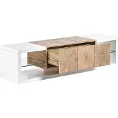 Beliani Meuble Tv Blanc Fulerton
