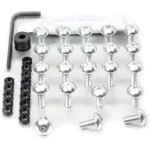 Pro Bolt Ktm Fktm100s Fairing Screw Kit Argenté