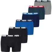 Puma Boxers 'Everyday' bleu / marine / bleu marine / gris chiné / noir