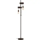 Eglo 43526 TOWNSHEND 4 E27 Lampadaire double 260x250mm Marron Noir