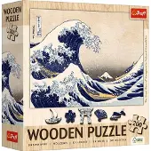 Trefl Puzzle Pièces XXL - Puzzle Bois - La Grande Vague Au Large De Kanagawa - Hokusai Katsushika - 200 à 499 pièces