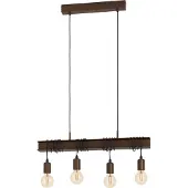 Eglo Lampe à suspension marron rouille Townshend 4