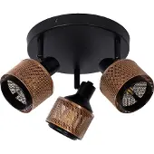 Lucide RAFA - Spot de plafond (lampe de plafond) - Ø 35 cm - 3xE14 - Noir