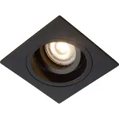 Lucide Projecteur carré encastré Embed Noir