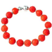 Thomas Sabo Kt14787010l16 Bracelet Rouge Femme