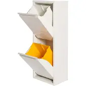 Jobgar 77010 Armoire De Recyclage En Métal 2 Tiroirs