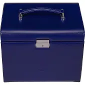 Windrose Boîte à bijoux bleu foncé