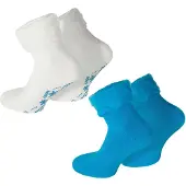 Normani Chaussettes 'Dream' crème / bleu