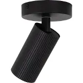 Lucide Spot encastré CLUBS noir 1xGU10x40W en aluminium, dimensions : 17,7 x 10 x 10 cm, IP20,