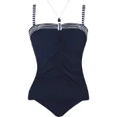 Sunflair Maillot de bain marine / blanc