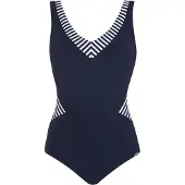 Sunflair Maillot de bain bleu foncé / blanc