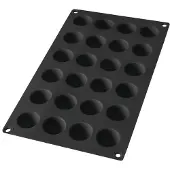 Lékué Multicavities, Moule à gâteau, Noir