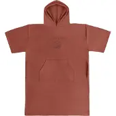Normani Peignoir court 'Siargao' rouge rouille
