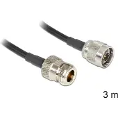DeLOCK N mâle à N femelle, 3m (Câble d'antenne)