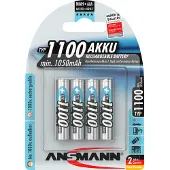 Ansmann 5035232 1x4 Batterie NiMH 1100 Micro AAA 1050 mAh