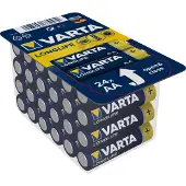 Varta 4106301134 Piles alcalines Longlife, Mignon AA, 24 pièces