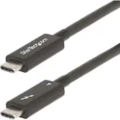 StarTech.com .com Thunderbolt 4 Cable A40G2MB-TB4 2m 40Gbps Black for Computer