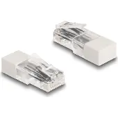 DeLOCK RJ45 Stecker mit Abschlusswiderstand 120 Ohm weiß